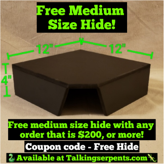 Medium P.V.C. Hide (12"W X 12"D X 4"H